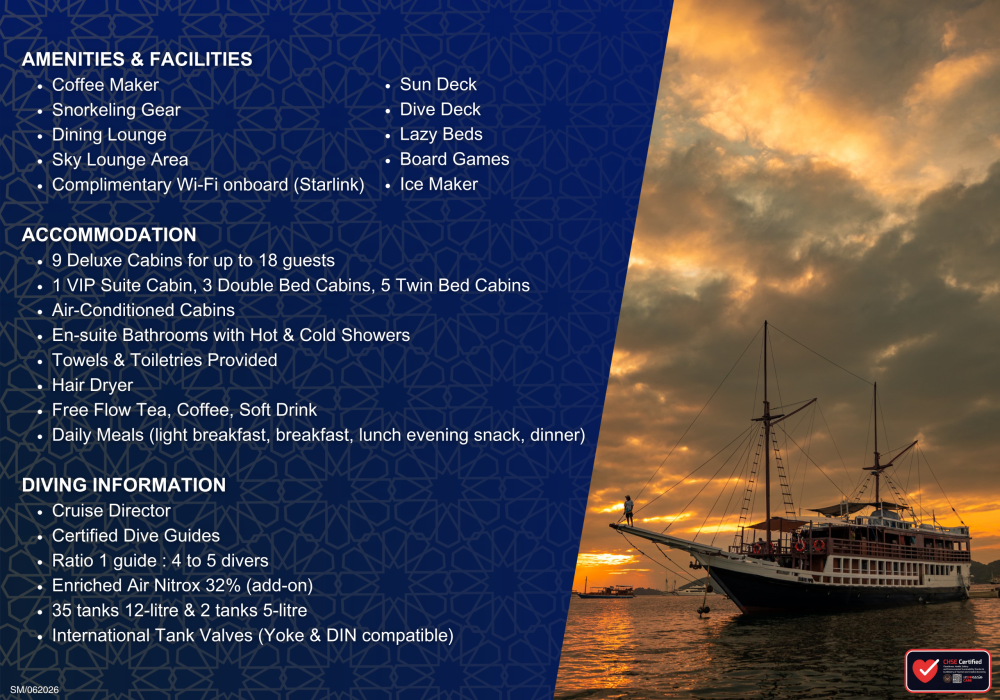 Seamore Papua — Sailing Phinisi charter in Raja Ampat